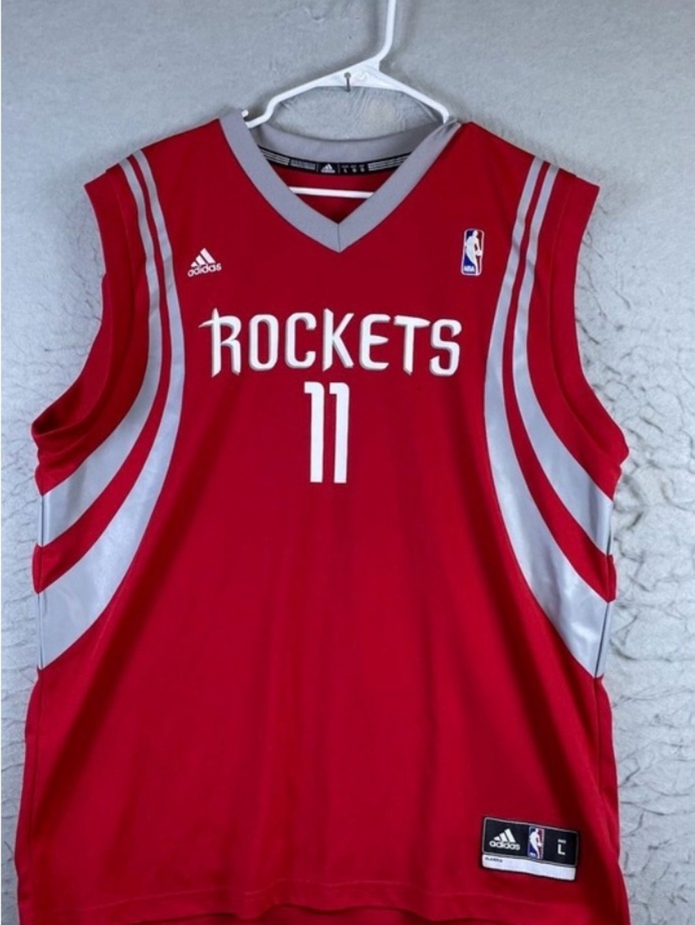 Adidas Houston Rockets Yao Ming #11 Red Basketball Jersey Men Large NBA Good